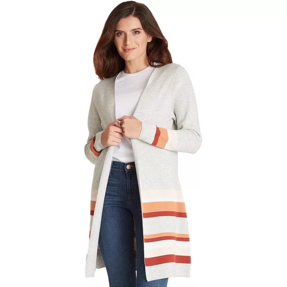 Apt 9 Tunic Open Front Coatigan Sweater Size Medi… - image 2